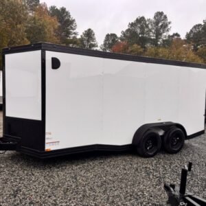 2026 Cynergy 7×16 Enclosed Pro Series Slant-V Blackout Barn Door 7K