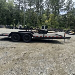 2025 Nolan 7×18 Car Hauler Trailer Metal Deck 7K GVWR