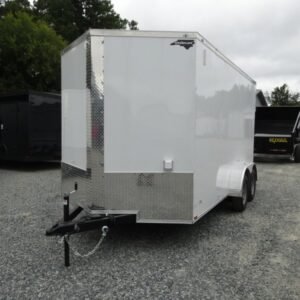 2026 Quality Cargo 7×14 Concession Trailer Del Series Barn Door 50 Amp Electrical