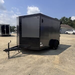 2025 Cynergy 7×10 Enclosed Trailer Blackout Pro Series Ramp 3K GVWR