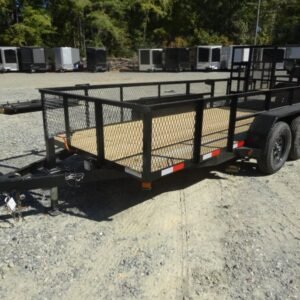 2025 Nolan 6×14 Utility Landscape Trailer 24″ Mesh 7K GVWR