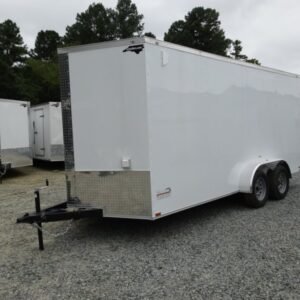 2026 Quality Cargo 7×16 Concession Trailer Del Series Barn Door 50 Amp Electrical