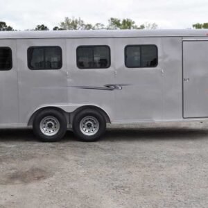 2019 Bee 4HBPSLDLX 4 Horse Trailer with 3′ Short Wall