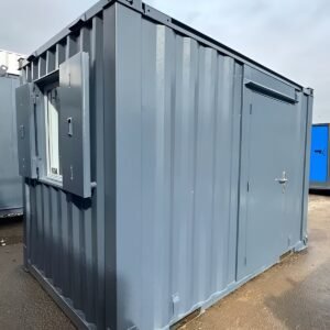 10ft × 8ft Shipping Container Office | Portable Anti-Vandal Building – M-W Containers