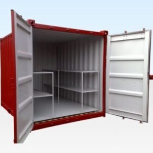 10Ft X 8Ft Flat Floor Bunded Store – First Choice Shipping Containers
