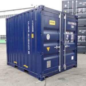 10Ft X 8Ft Shipping Container (One trip) – Blue – First Choice Shipping Containers