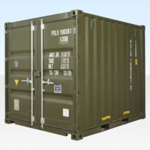 10Ft X 8Ft Shipping Container (One Trip) – Green – First Choice Shipping Containers