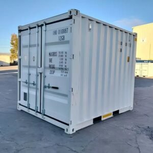 10Ft X 8Ft Shipping Container (One Trip) – White – Colli Trans Containers