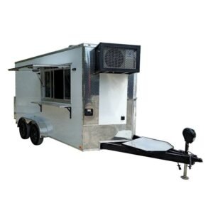 7′ X 14′ White Concession Trailer Food Event Catering