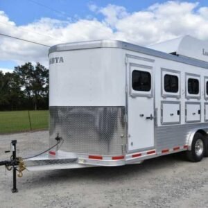 2018 Lakota 84HBPSL 4 Horse Trailer with 2′ Short Wall