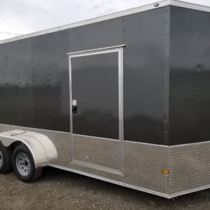 2024 Fast Cargo Charcoal Gray 7×16 Enclosed Cargo Trailer – Waitrosecowes Store