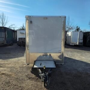 7′ X 12′ White Concession Trailer Food Event Catering