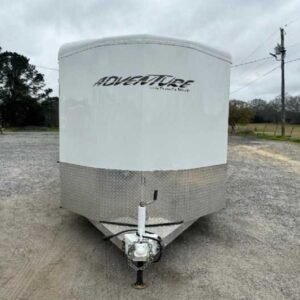 2023 Trails West 2HBP 2 Horse Trailer with 2′ Short Wall