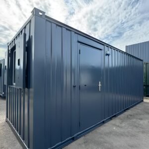 21ft x 8ft Custom Cabin Office / Canteen | Picture Windows | Portable Building – M-W Containers