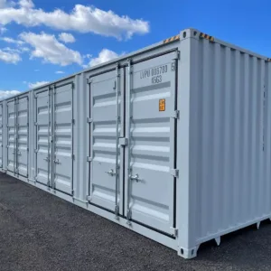 40FT High Cube Storage Shipping Container Conex w/4 Open Side Door 9.5′ Tall – M-W Containers