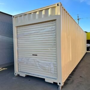 40ft X 8ft Shipping Container With Roll-Up Door – M-W Containers