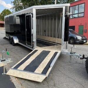 Enclosed Cargo Trailer Rear Ramp