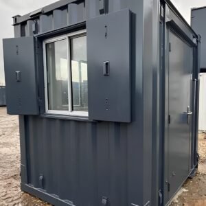 7Ft x 7Ft Shipping Container Office | Portable Building | Anti-Vandal Building – M-W Containers