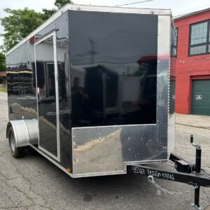Enclosed Cargo Trailer Rear Ramp