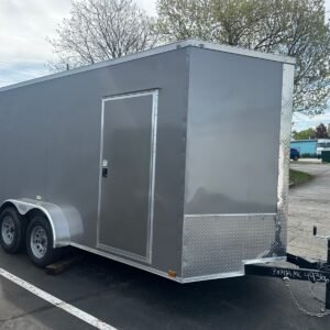 Enclosed Cargo Trailer Rear Ramp