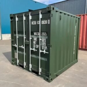 8Ft One Trip Shipping Container (Green) – Colli Trans Containers
