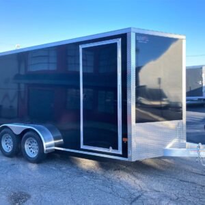 7×14 Enclosed Cargo Trailer Aluminum Frame
