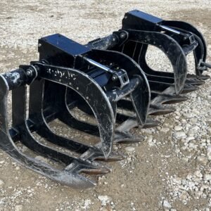 2023 80″ RG3080 Root Rake Grapple Attachment Dual Cylinder Fits Kubota Skid Steer