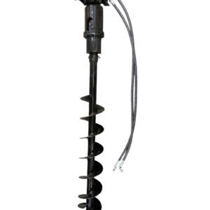 Auger for Excavator 8″ or 12″ Diameter X 5′ Long