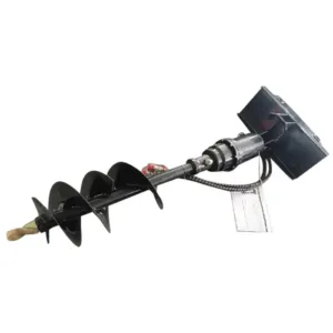 Hydraulic Auger For Mini Skid Steer Fits All Models | M-AG