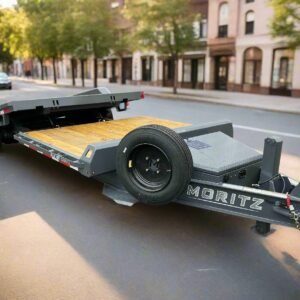 Gravity Equipment Tilt Trailer 81.5″x22′ Moritz Charcoal 22,900 GVWR