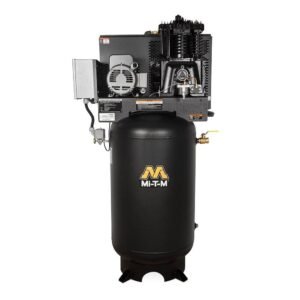 MI-T-M ACS-23105-80VM 80-Gallon 5 HP Simplex Air Compressor