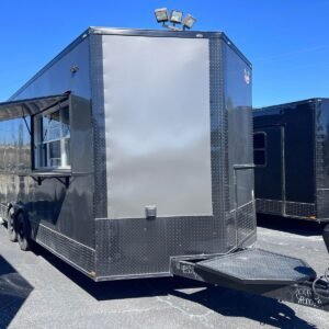 Black 8.5×20 Concession Trailer For Sale – Waitrosecowes Store
