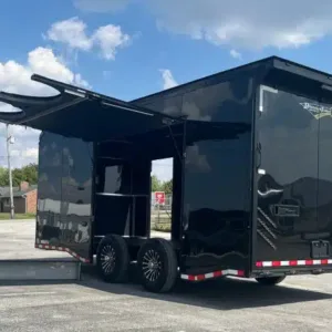 Enclosed Car Trailer 2026 20ft. Haulmark Edge w/Large Escape Door & Black Finished Interior 2820