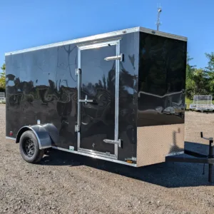 Fast Cargo 6×12 Tandem Axle Blackout Enclosed Trailer For Sale – Waitrosecowes Store