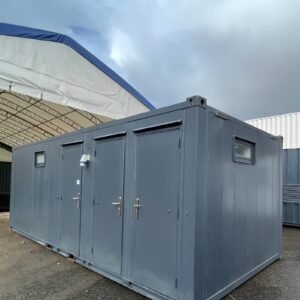 Toilet Block + Shower 24 x 9 Ft | 4 + 1 Toilet | Separate Shower Room – M-W Containers