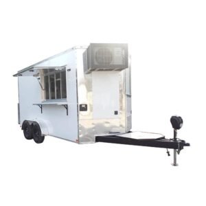 7′ X 14′ White Concession Trailer Food Event Catering